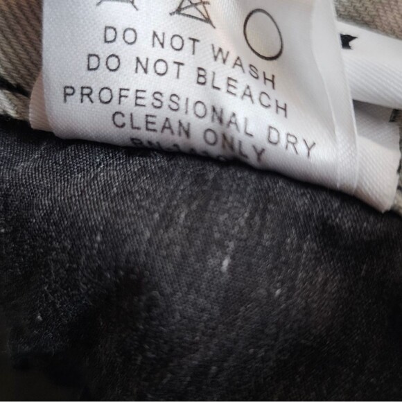 DNM COLLECTION Men's Short sz 40 Gray & Blue Dip Dye Cut Off Denim Shorts NWT - Picture 7 of 7